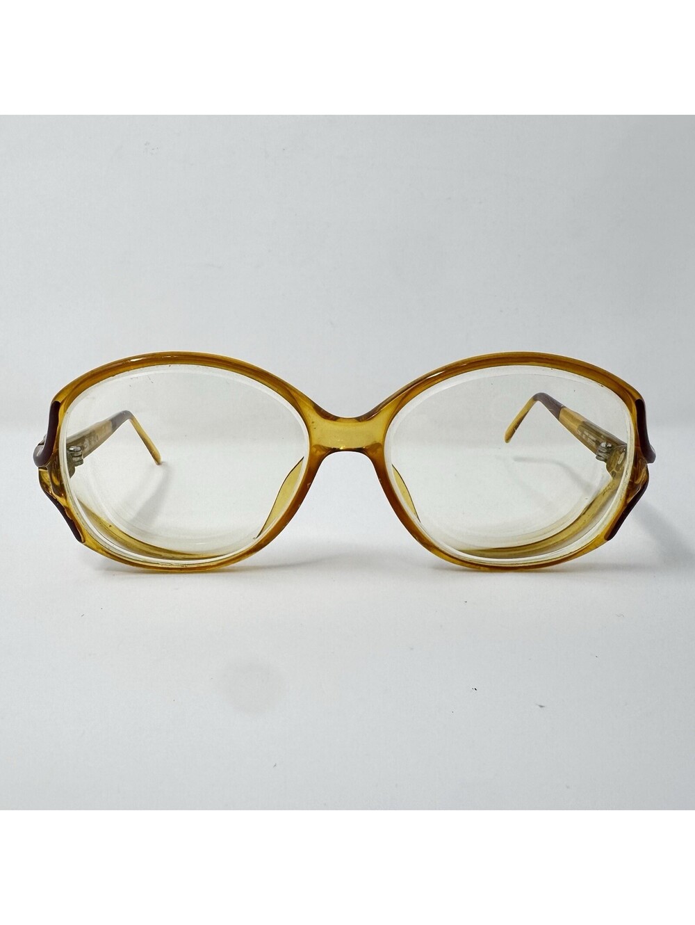 Christian Dior 2261 10 Amber Vintage Eyeglass Frames Germany 57-15